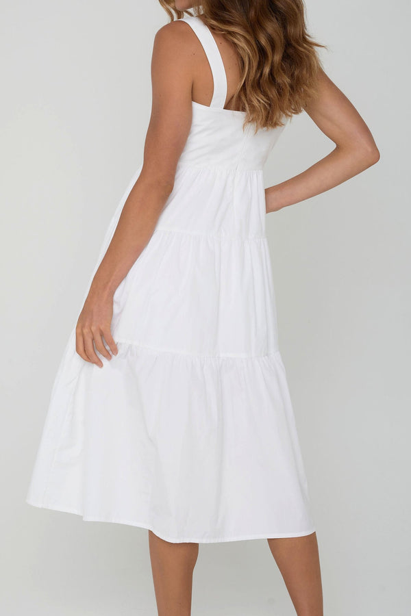 Kimberley Anne COASTLINES Organic Cotton Dress (Midi)