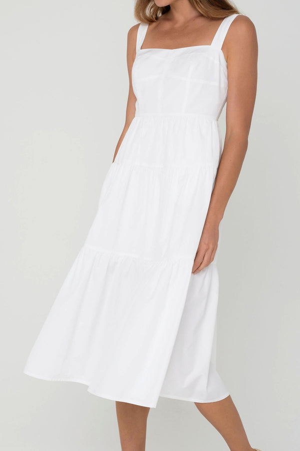 Kimberley Anne COASTLINES Organic Cotton Dress (Midi)